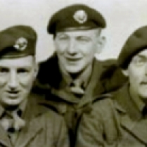 Recently supplied 1954 photo of Tom Howell (centre) Robbo Roberts (right) Unknown (left)