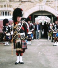 Pipe Band on show