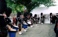 Pipe Band performing
